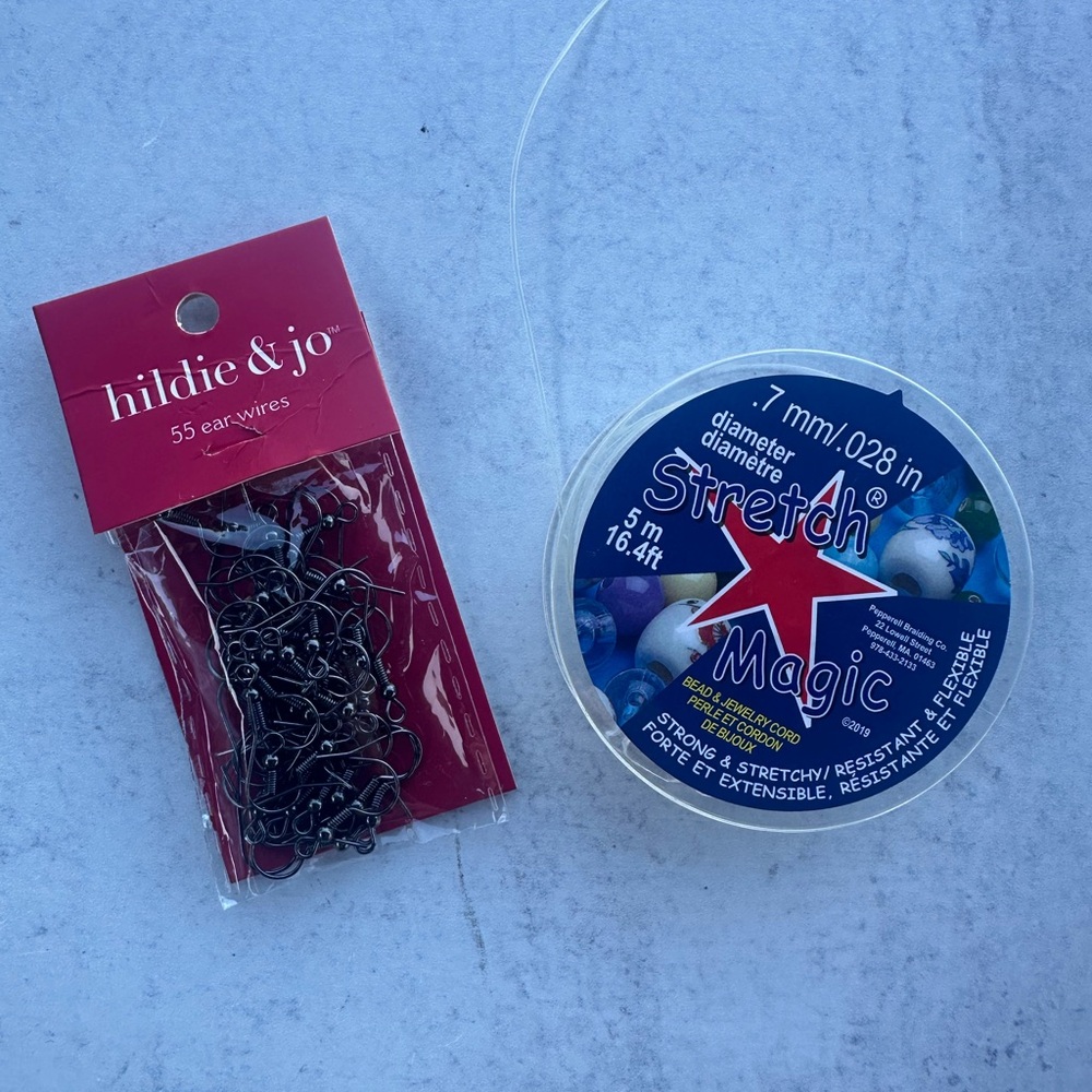 Jewelry Making Supplies Earring and Bracelet Stretch Magic Ear Wires